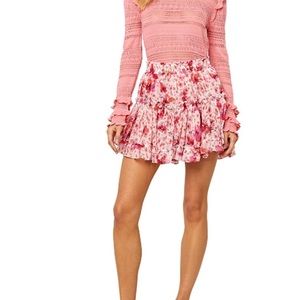 MISA Los Angeles Marion Ruffle Skirt